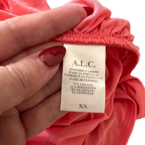 ALC Adley Ruched Sleeveless Top Sz XS - Picture 5 of 5